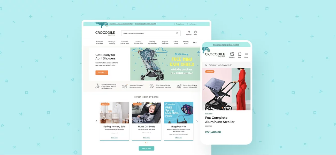 Crocodile Baby UI & UX eCommerce Case Study